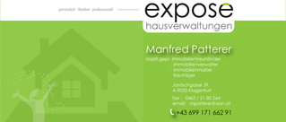 Design der Firma Exposé Hausverwaltungen